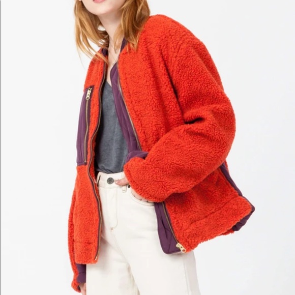 FREE PEOPLE Rivington Sherpa Jacket Coat - Picture 11 of 13
